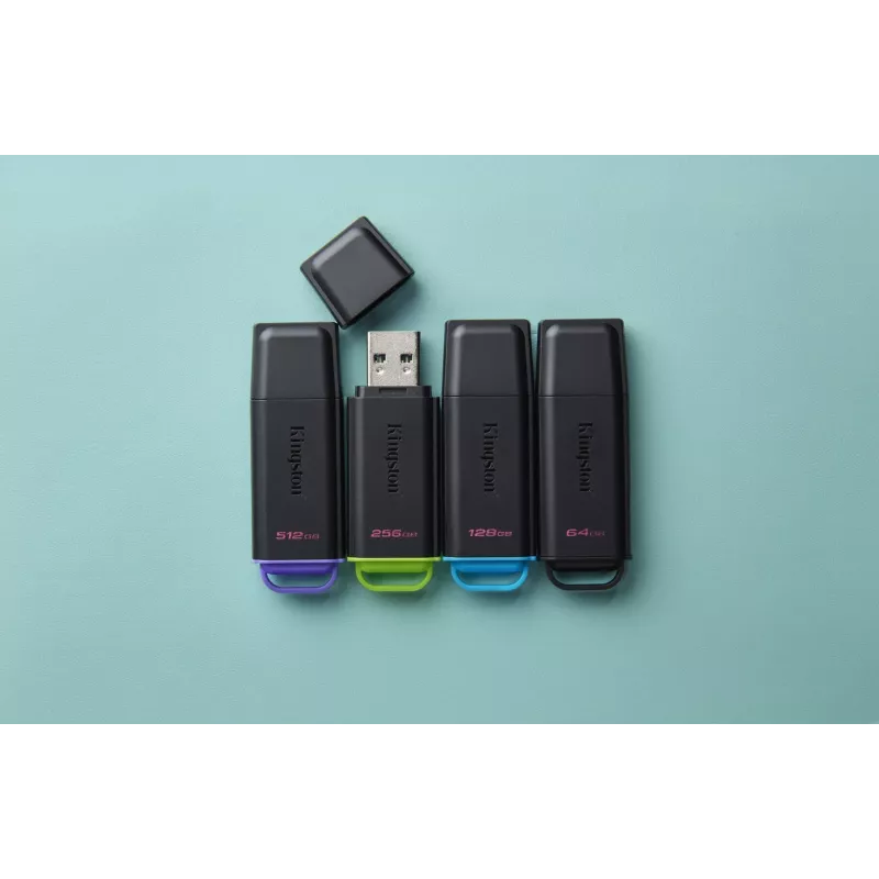 Kingston DataTraveler Exodia 128GB USB 3.2 Gen 1 zibatmiņa melna/zila