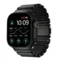 NOMAD Stratos Band - titāna aproce Apple Watch 49mm ar FKM (melns titāns, melns FKM)