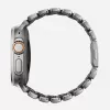 NOMAD Stratos Band - titāna aproce Apple Watch 49mm ar FKM (dabīgs titāns, melns FKM)