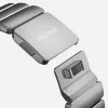 NOMAD Stratos Band - titāna aproce Apple Watch 49mm ar FKM (dabīgs titāns, melns FKM)