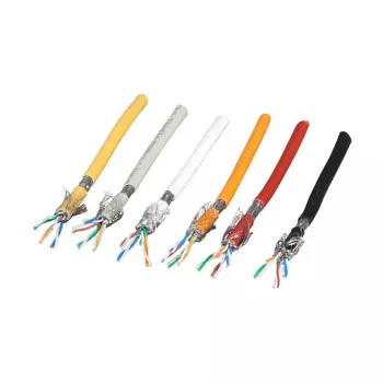 EFB Raw Cable Cat.7, S/FTP, LSZH, Zils, 100m Ruļļos