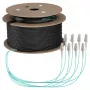 EFB Trunk kabelis U-DQ(ZN)BH OM3 8G (1x8) LC-LC 120m Dca LSZH