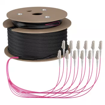 EFB Trunk Kabelis U-DQ(ZN)BH OM4 12G (1x12) LC-LC 120m Dca LSZH