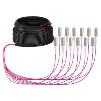 EFB Trunk Cable U-DQ(ZN)BH OM4 12G (1x12) SC-SC 10m Dca LSZH