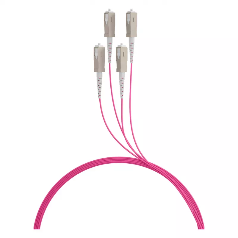 EFB Trunk kabelis U-DQ(ZN)BH OM4 4G (1x4) SC-SC 110m Dca LSZH