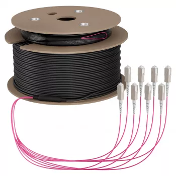 EFB Trunk Kabelis U-DQ(ZN)BH OM4 8G (1x8) SC-SC 130m Dca LSZH