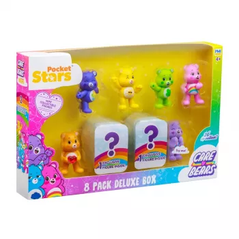 Care Bears S1 Figūras - 8 Gabalu Deluxe Kaste (Asortiments)