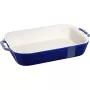 Staub Keramikas Taisnstūra Trauks, tumši zils, 34x24x7.6 cm