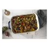 Staub Keramikas Taisnstūra Trauks, tumši zils, 34x24x7.6 cm