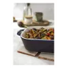 Staub Keramikas Taisnstūra Trauks, tumši zils, 34x24x7.6 cm