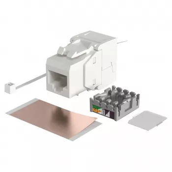 Modulārais RJ-45 ievades modulis EFB Elektronik ECOLAN E-20080, balts