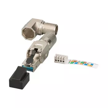 EFB Elektronik 88035P8.1 - RJ-45 savienotājs - Sudrabs - Vīrietis - cinks - Cat6 - 22/26