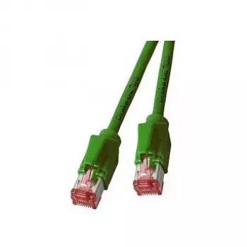 EFB-Elektronik RJ45 Patch vads Cat.6A S/FTP LSZH Draka UC900 TM21 Zaļš 15m