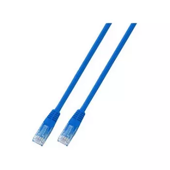 EFB-Elektronik RJ45 Patch Kabelis Cat.6 U/UTP PVC CCA Zils 1m (K8100BL.1)