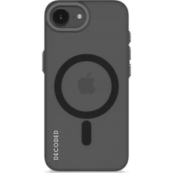 Decoded Clear Case iPhone 16e, mati melns caurspīdīgs