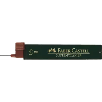 Faber-Castell mehāniskā zīmuļa pildviela 0,5 mm B (2 iepakojumi, melna)