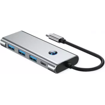 VALUE USB-C dokstacija 7-in-1, 4K60 1xHDMI, 3xUSB-A, 1xSD/microSD, 1xC PD (12.99.1144)