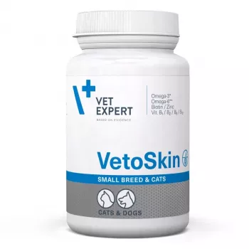VetExpert VetoSkin Small Breed un Kaķiem 60 kapsulas