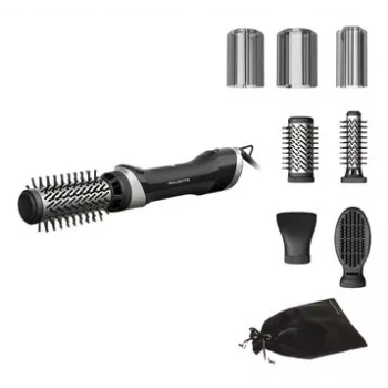 Rowenta Brush Activ UB9540F0 karstā gaisa suka matu veidošanai Warm Black, Sudrabs 1000 W