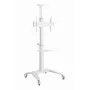 Gembird TVS-70T-02-W Grīdas statīvs televizoram 37-70 collu balts