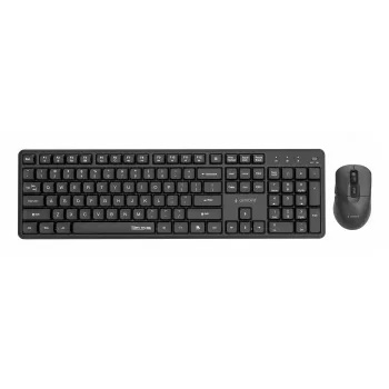 Gembird KBS-WMS-01 bezvadu tastatūras un peles komplekts, angļu, melns