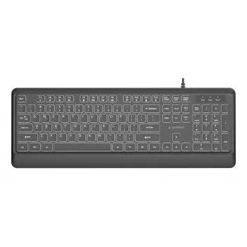 Multivides USB tastatūra ENG/MELNA KB-UML-04 Gembird