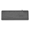 Multivides USB tastatūra ENG/MELNA KB-UML-04 Gembird