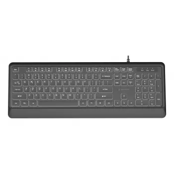 Multivides USB tastatūra ENG/MELNA KB-UML-04 Gembird