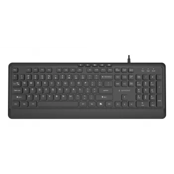 Klaviatūra Multimedia USB ENG/MELNA KB-MCH-05 Gembird