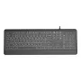 Tastatūra Multimedia USB CYRILL/MELNA KB-UML-04-CYRL Gembird