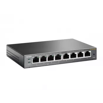 TP-Link TL-SG108PE 8 portu Gigabit Easy Smart slēdzis ar 4 PoE portiem, pārvaldāms, L2