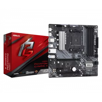 ASRock A520M PHANTOM GAMING 4 mātesplate