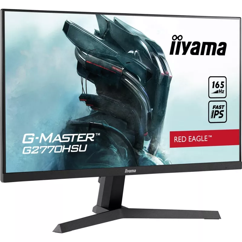 IIYAMA G2770HSU-B1 27 inch Gaming LCD monitors ar IPS paneli, 1920x1080, 0.8 ms, matēts, skaļruņi, melns