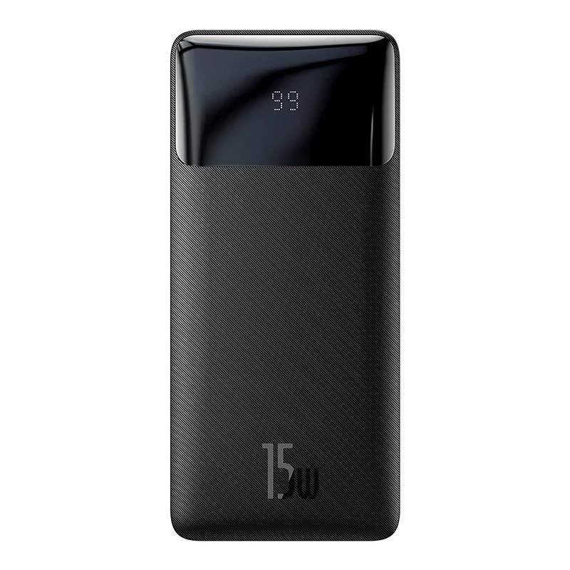 Powerbank Baseus Bipow 30000mAh, 15W (melns)