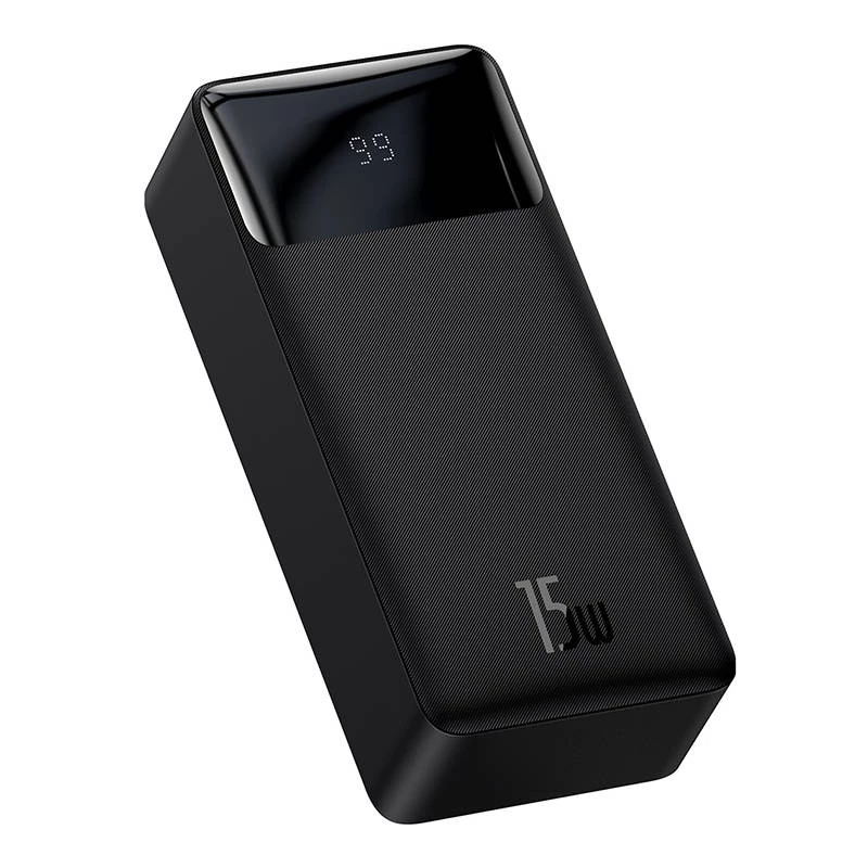Powerbank Baseus Bipow 30000mAh, 15W (melns)