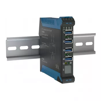 SEH IH-304 USB-Hub3.0 DIN Sliežu 4xUSB3.0 - Hubs