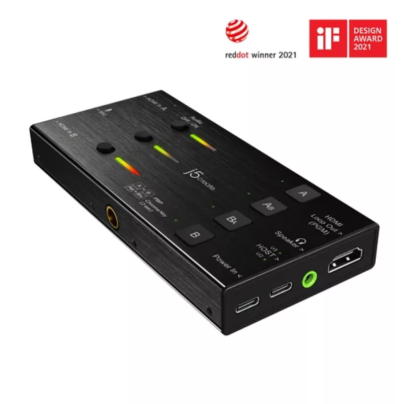 j5create JVA06-N - video ierakstīšanas adapteris - USB-C 3.0