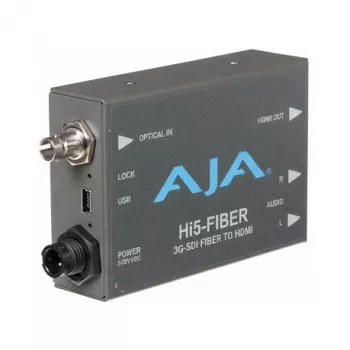 AJA Hi5-Fiber (Hi5-Fiber-R2) – SDI uz optiskās šķiedras pārveidotājs