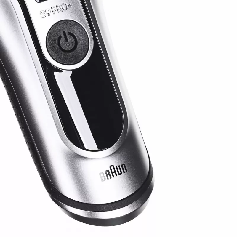 Braun Series 9 Pro+ 9667CC vīriešu skuveklis ar folijas sistēmu un trimmeri, sudraba krāsa