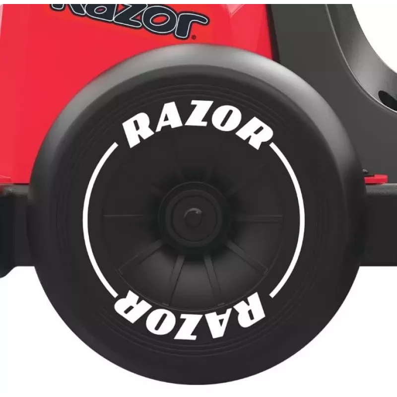 Razor Ground Force Elite elektriskais gokarts, melns un sarkans