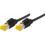 Tecline 72201S Ethernet Patch Cable Melns