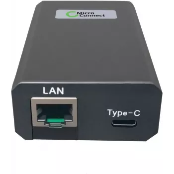 Microconnect POEINJ-25W-USBC - Gigabit Ethernet PoE injektors - 25W, USB-C barošana