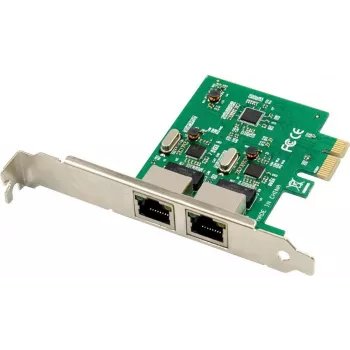 MicroConnect PCI-E 8111F Divu RJ45 Gigabitu tīkla karte (MC-PCIE-712)