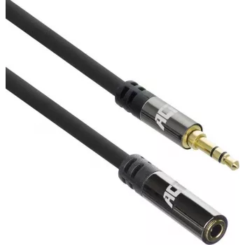 ACT 2 metri augstas kvalitātes audio pagarinātājkabelis 3,5 mm stereo ligzda - spraudnis (AC3615)