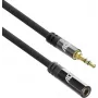 ACT 2 metri augstas kvalitātes audio pagarinātājkabelis 3,5 mm stereo ligzda - spraudnis (AC3615)