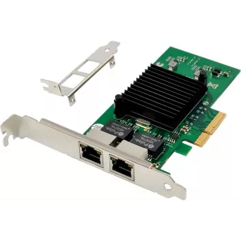 MicroConnect tīkla karte PCIe x1 Intel 82576 Dual RJ45 (MC-PCIEX4-82576-D)