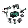 METABO Komplekts COMBO 18V 6.1 (SB18LTX + SSW18LTX300BL + KH18LTX24 + W18L9-125QUICK + SSEP18LT + ULA) 4x4,0Ah Soma