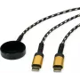 USB kabelis Roline 11.02.8342 Melns