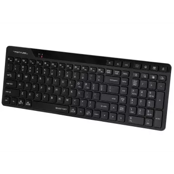A4Tech Fstyler FBK27C AS 2.4GHz+BT klusā klaviatūra, melna