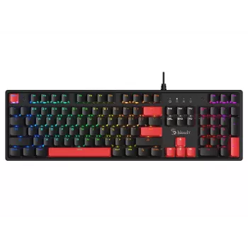 A4Tech 47737 Bloody S520N Fire Black (BLMS Red Plus Switch) - vadu mehāniskā tastatūra
